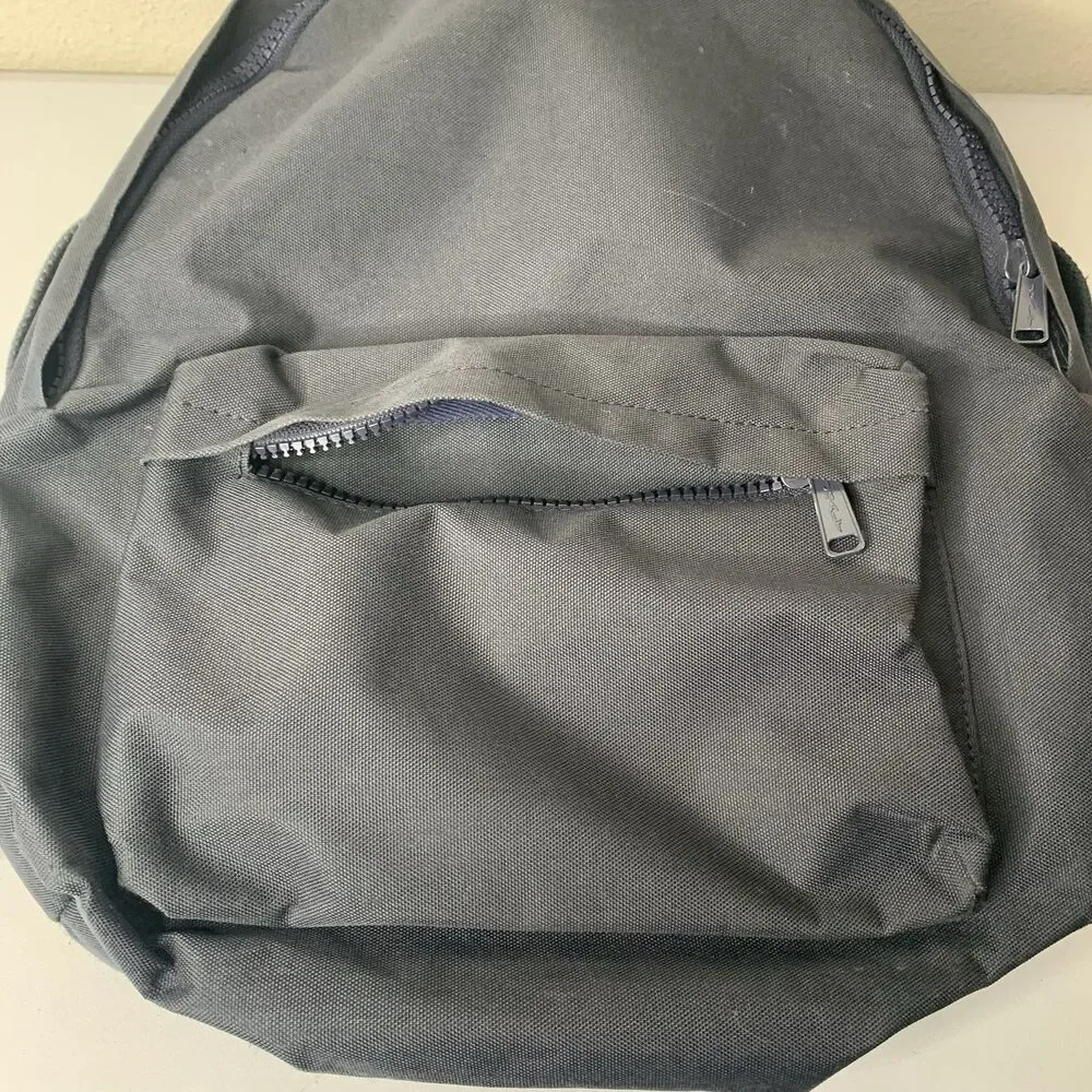 John Galt Switzerland Black (or Dk Dk Blue) Canvas Backpack Small